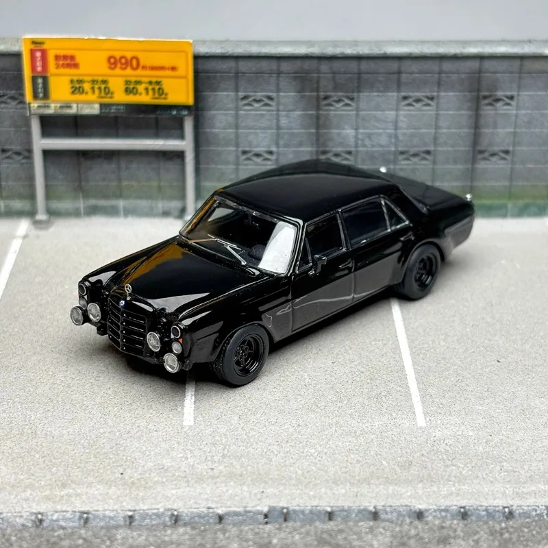 Liberty64 1/64 Mercedes Benz 300sel Amg W109 Zwart Gelegeerd Speelgoed Motorvoertuig Diecast Metalen Model Geschenken