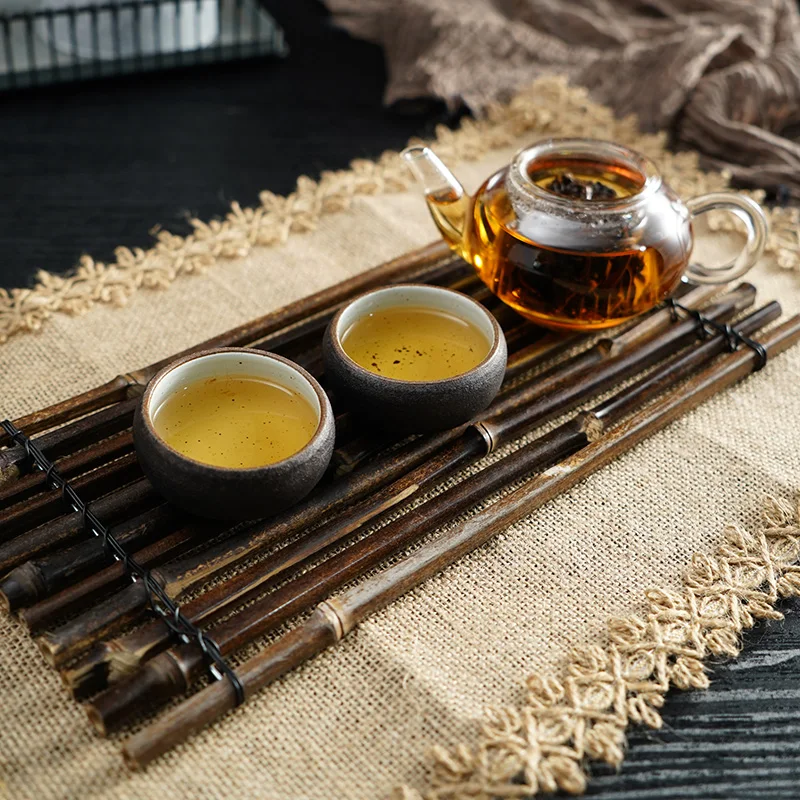 Tapete de mesa de juta do vintage placemat comida tiro chapeamento adereços tassel mesa tapete guardanapo fotografia adereços