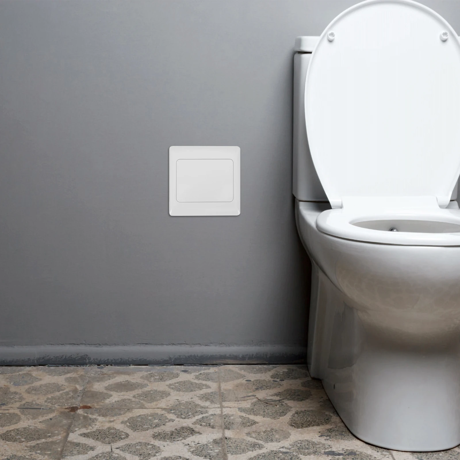 

10Pcs Wall Switch Plate Flame Retardant Cover Panel Home Renovation Electrical Outlet Socket Switch Plate