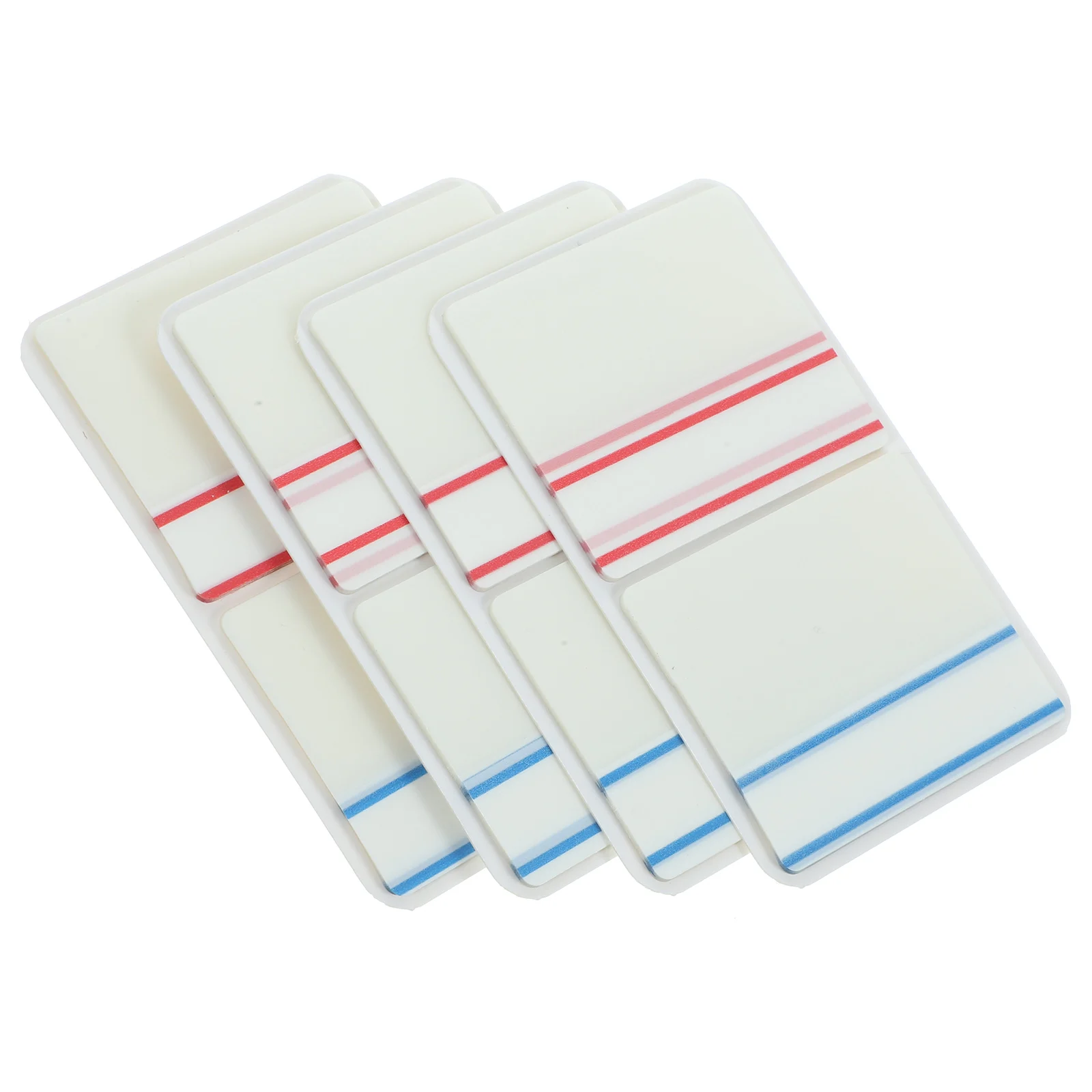

4 Sheets Bookmarks Stickers Adhesive Tabs for Books Notes Folders Binder Diaries Catalog Marking PET Material Long Lasting Non