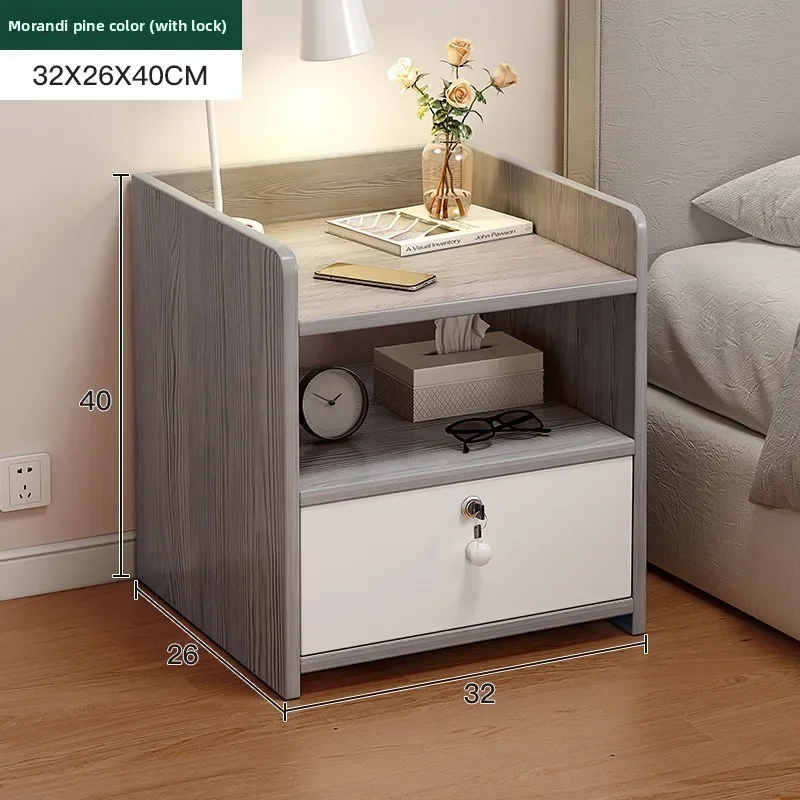 Comodino Moderno Semplice in Legno 2026 per Piccoli Spazi, Ideale per la Casa, per Camere in Affitto e per il Soggiorno
