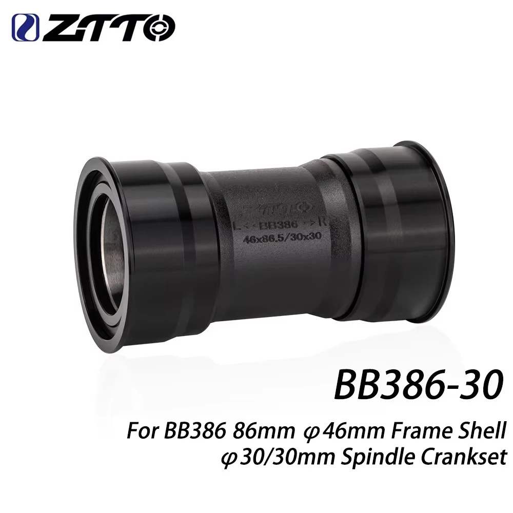 ZTTO BB386 EVO 30 Przelotowy Suport Oś do Roweru MTB Szosowego Tarcza F5A 3D BB K Force Oś 30mm Mechanizm Koronkowy Zestaw Łańcuchowy