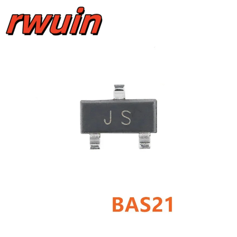100pcs BAW56 A1 BAV70 A4 BAV99 A7 BAV23C KT6 BAS21C JS3 BAS21 JS SOT-23 SMD Switch Diodes 1SS226 C3 1SS193 F3