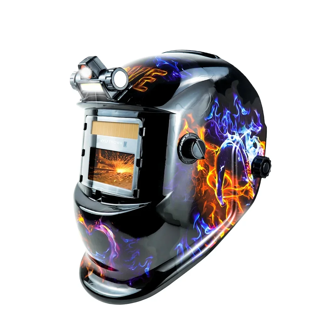 DMK Welding Helmet HD11 True Color Solar Battery Powered  Auto Darkening Comfort Welding Hood  Top Optical Clarity