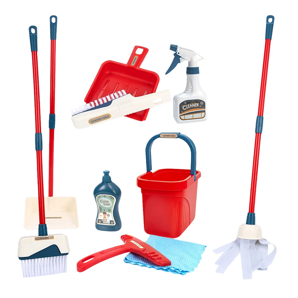 

Simulation Cleaning Tool Mini Supplies Toy Plastic Cleaner Tools for Kids Child
