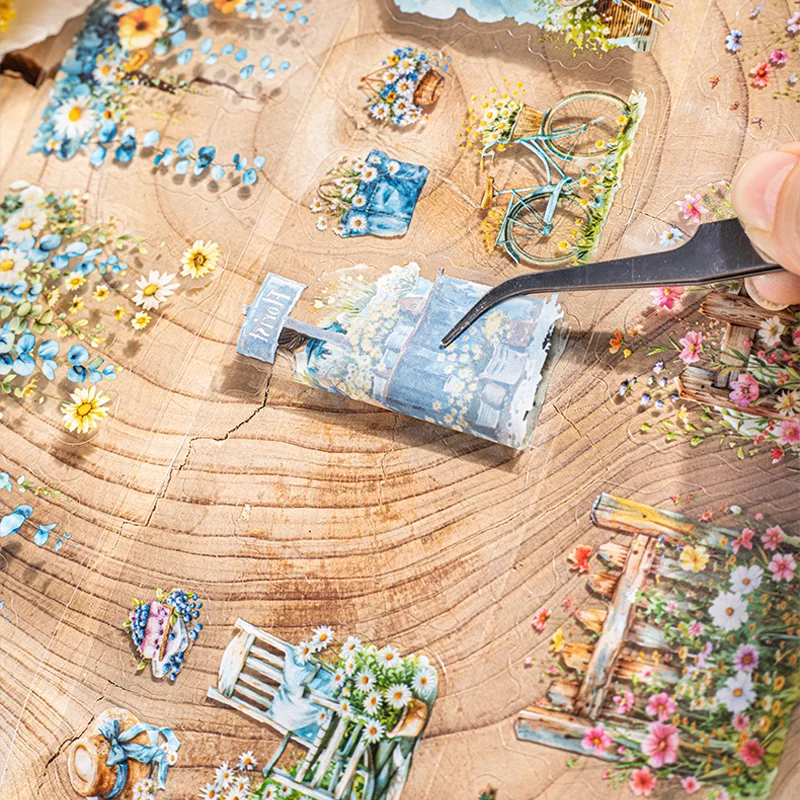 2Style 2Boxes/bag Garden Landscaping Kit Tape Creative Handbook DIY Scrapbook Calendar Picture Book