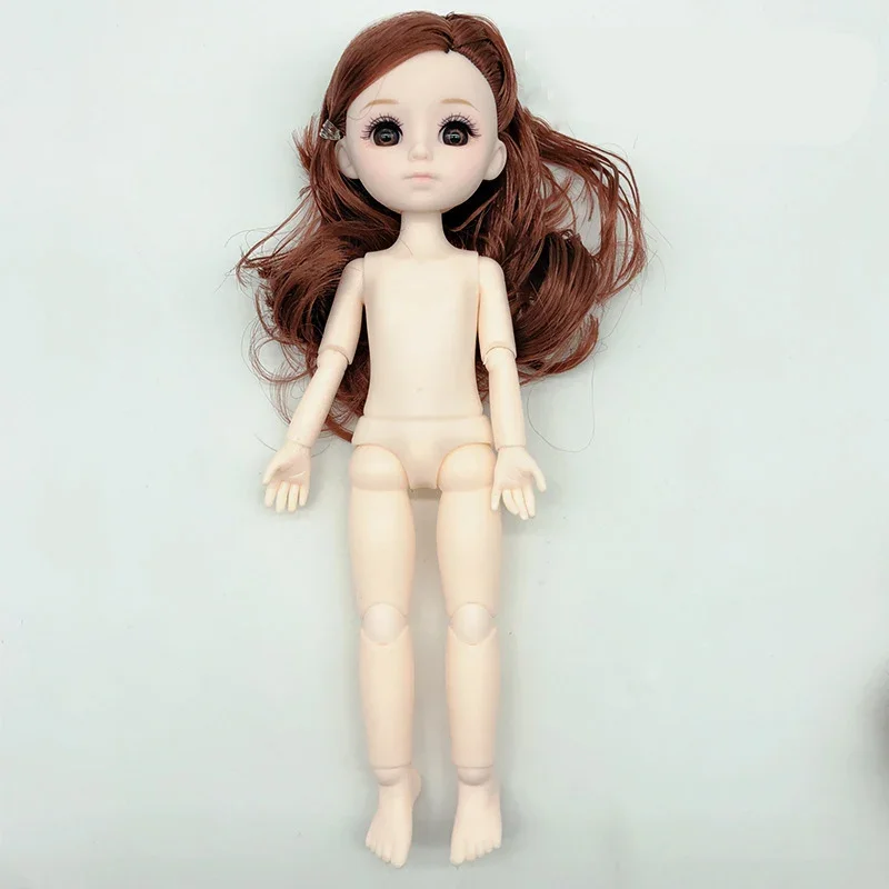 23cm Princess Doll Toys for Girls 1/7 Bjd 13 Joints Movable Body Dress Up Toys for Children