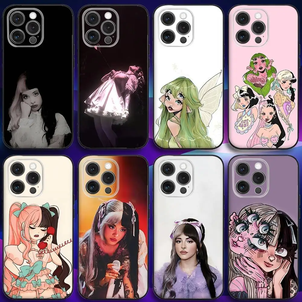 

Phone Case For iPhone 17,16,15,14,13,12,11,Pro,Max,Plus,X,XS,SE4,E,Mini,Soft M-Melanie M-Martinez Black Case