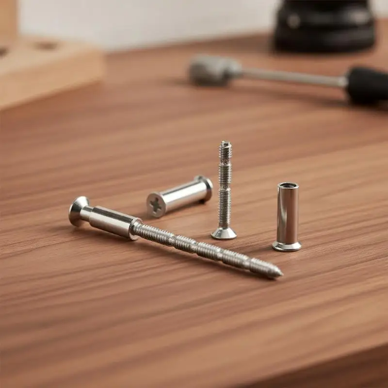 10/20/30pcs Per Pack 4mm Door Handle Screws Set Bolt Through Fixings For Roses Knobs Door Lock Escutcheons