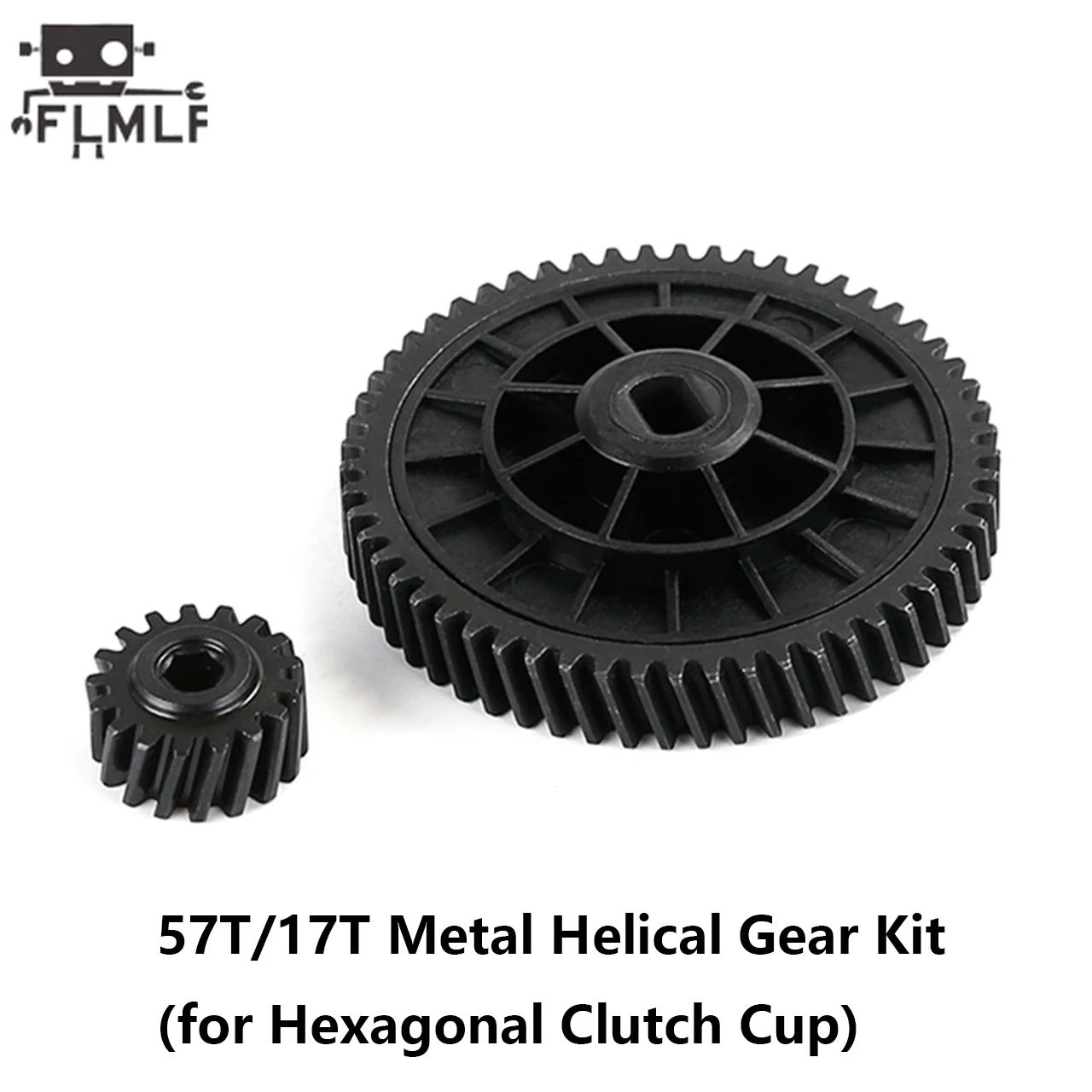 Integral Hex Clutch Cup / 55T/19T High Speed or 58T/16T Torque or 57T/17T Helical Metal Gear Kit Fit 1/5 HPI ROFUN ROVAN KM BAJA