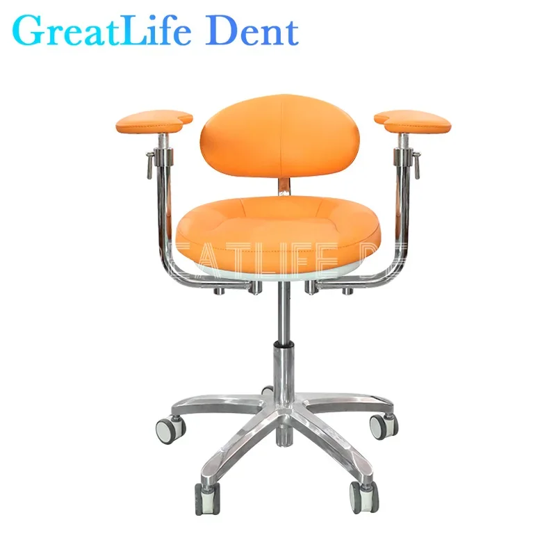 

GreatLife Dent Dental Doctor PU Leather Armrest Luxury Colorful Height Adjustable Laboratory Equipment Instrument Dentist chair