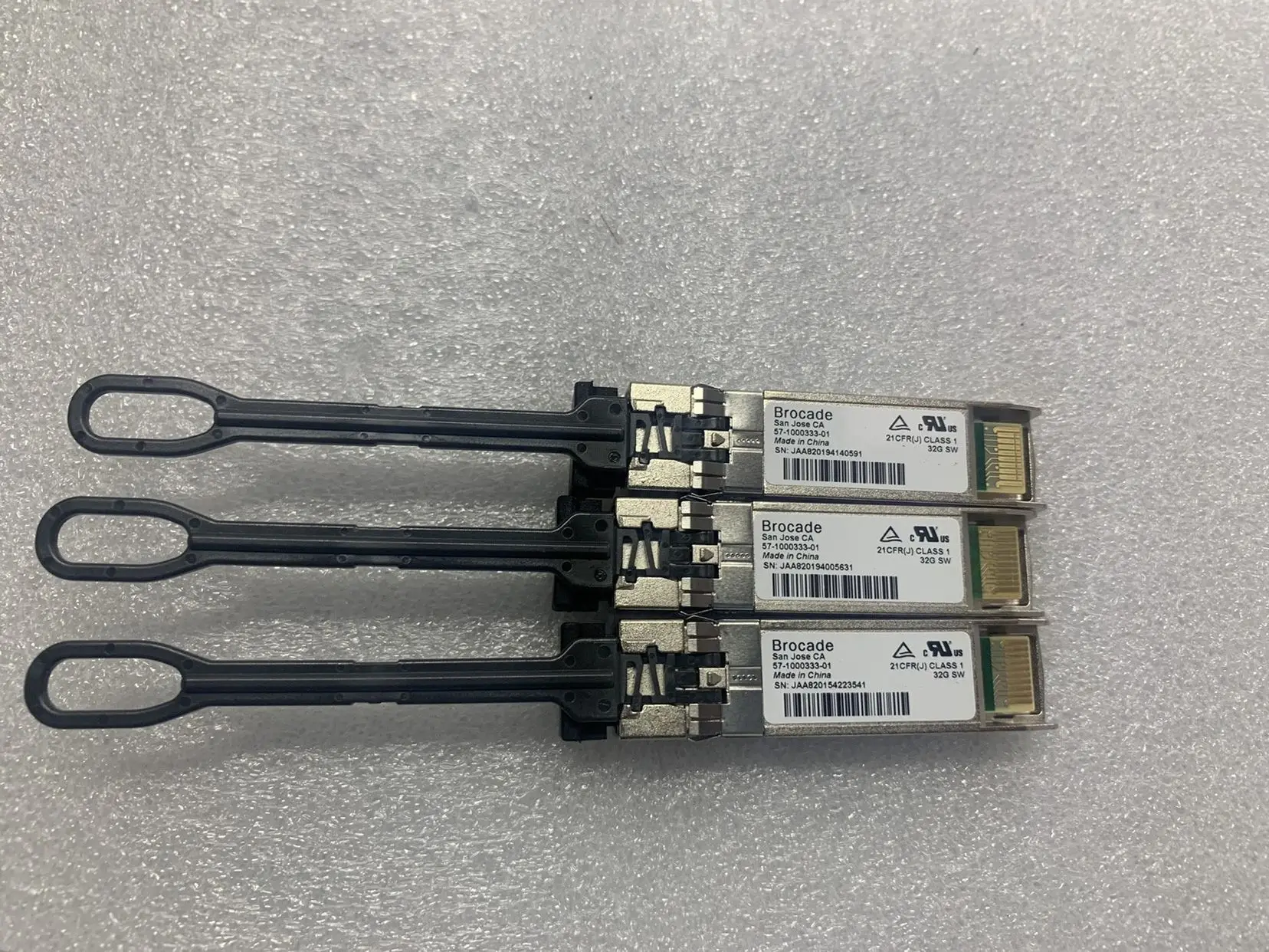 1 pces 57-1000333-01 32gb fibra canal 850nm fc swl sfp + transceptor