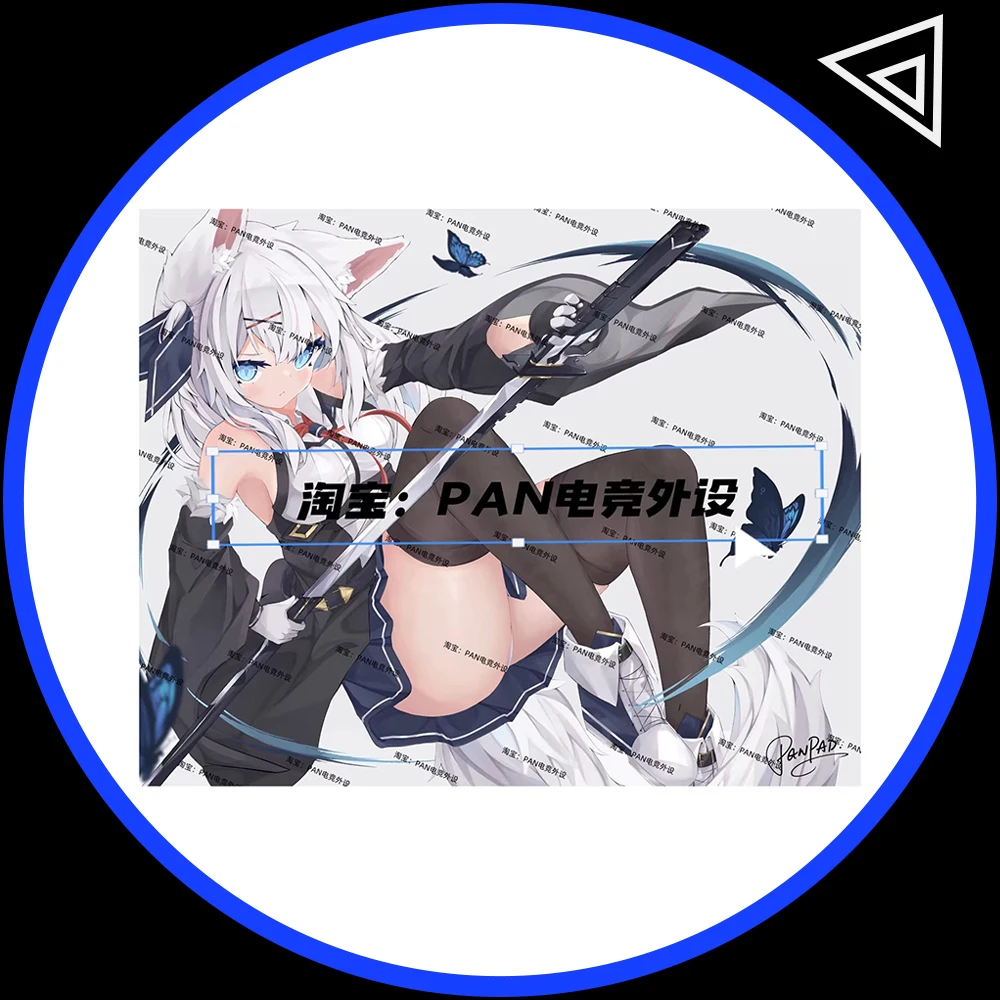 

PAN Esports Frostblade Glass Mousepad Smooth and Speed Mouse Pad FPS Coating Full Coverage Primer For APEX CSGO PC Accessories