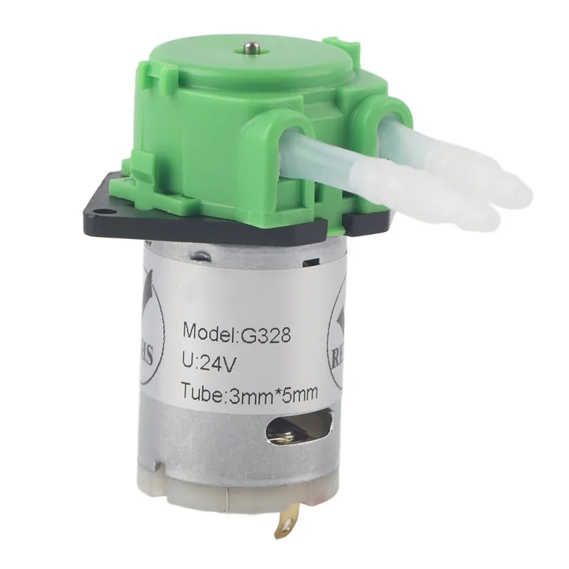 Laboratory micro peristaltic pump metering pump, 24V hose drip constant flow pump, used for chemical analysis in aquariums