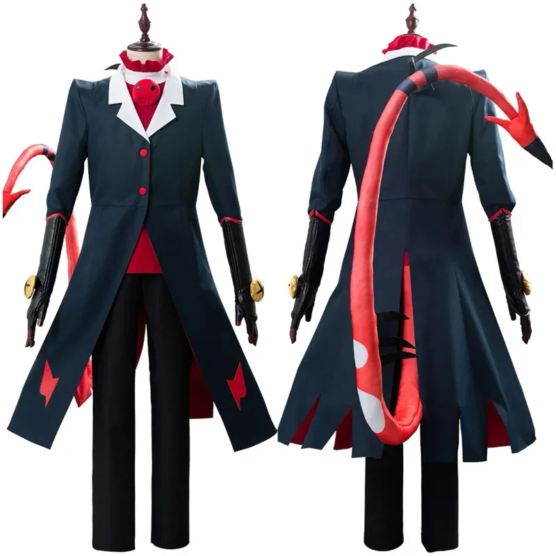 

Hazbin Cosplay Hotel Blitzo Helluva Boss Cosplay Costume Man Uniform Halloween Carnaval Clothing