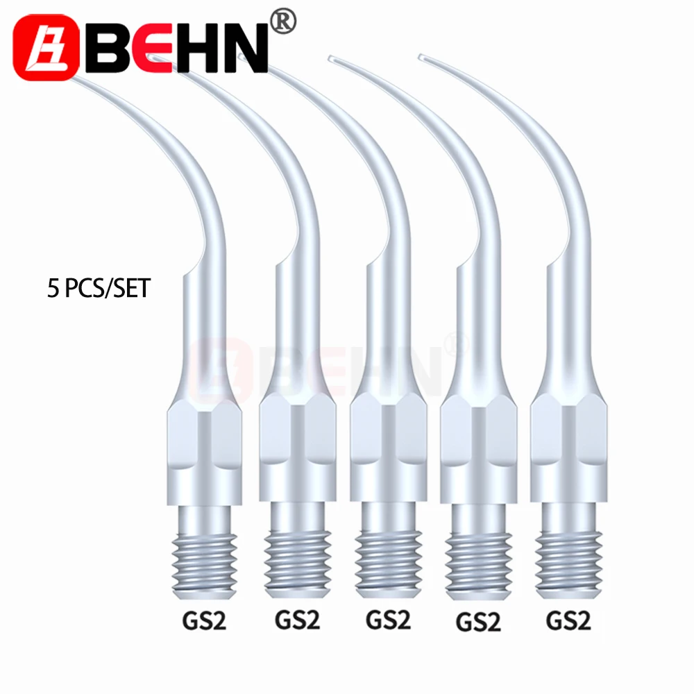 เคล็ดลับในการ scaler ฟันสำหรับ sirona Scaler Ultrasonic handpiece 5ชิ้น supragingival Scaling GS1 GS2 GS3 GS4 GS5 GS6