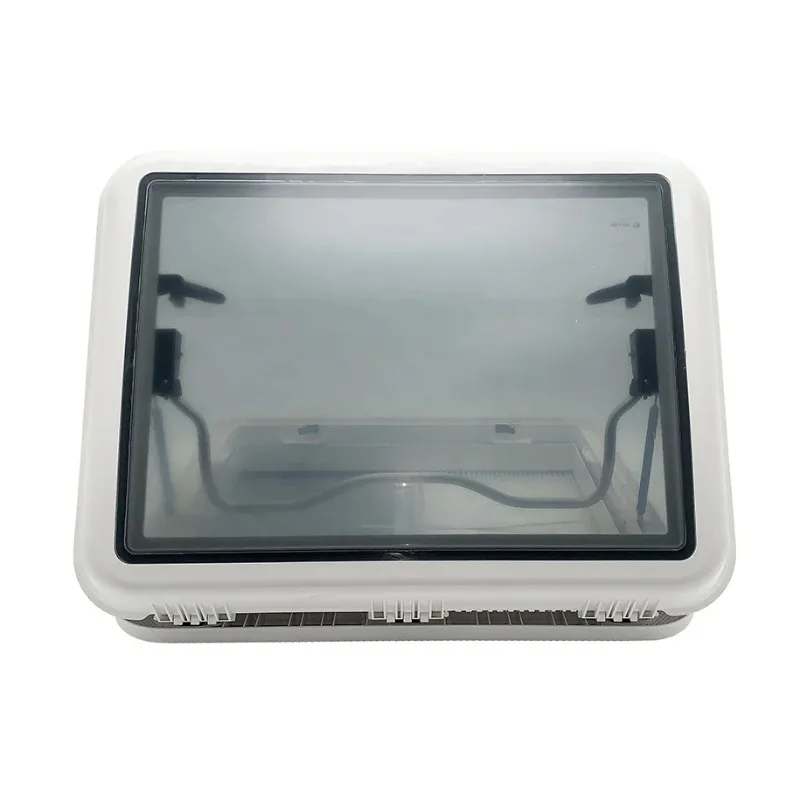 700*500   camper top rv car roof window with blinds screen led light camper motorhome skylight rv-window