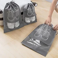 5/10PCS Shoes Storage Organizer Bags Non-Woven Shoe Dust Bags Portable Travel Shoe Bag Shoes Storage Packing Pouch Organizers 4
