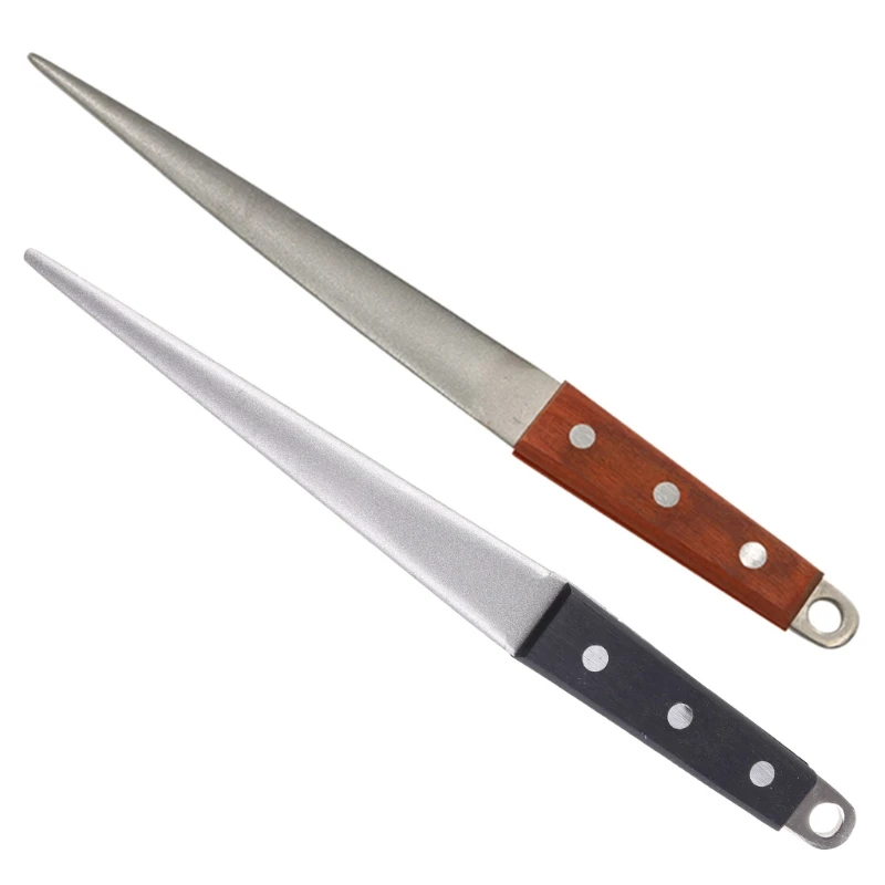 Diamond Knife Honing Rod Professional Chef Knife Sharpening Stainless Steel Kitchen Knives Sharpeners for Chef Knives