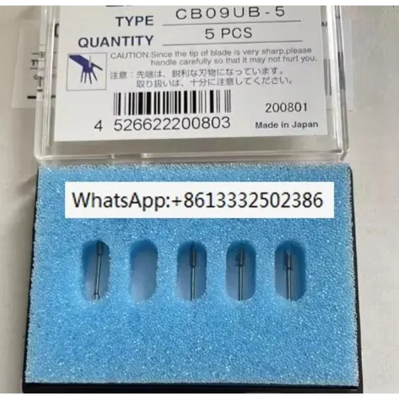 

CB09UB-5 Стальной нож для надписей для Graphtec CE5000 CE6000 CE3000 FC8600 Виниловый резак CB09 Нож с лезвием из цементированного карбида