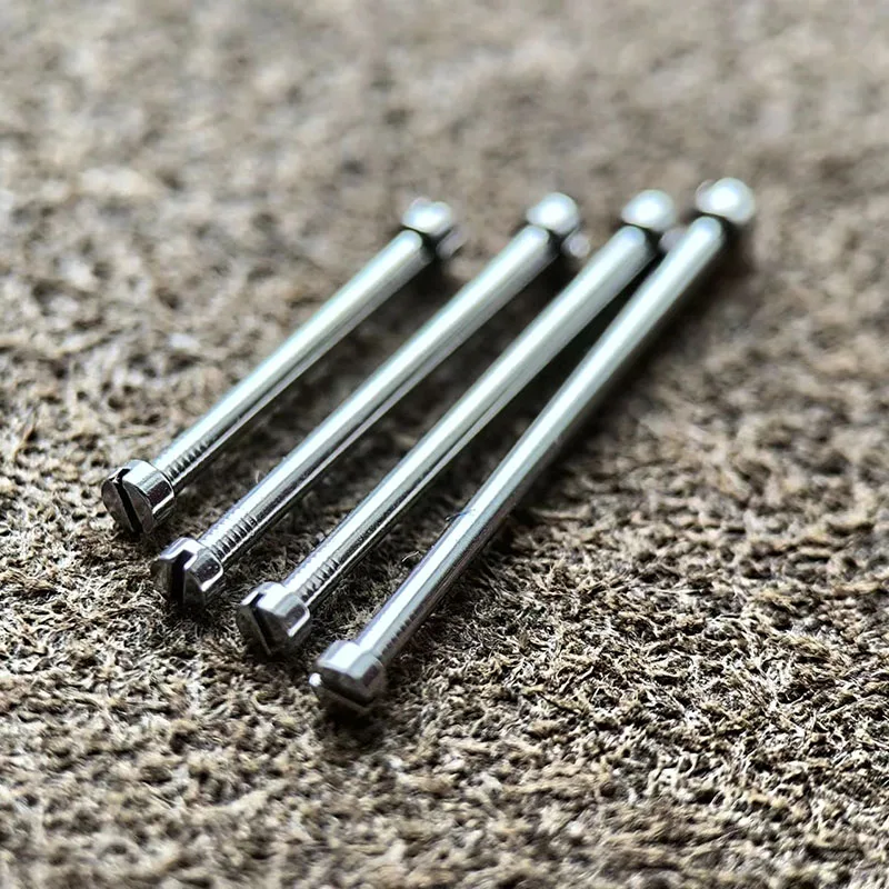 Watch Tungsten Steel Ceramic Steel Strap Screw Shaft Raw Lug Rod 1.2mm Straight Screw Watch Bolt Connecting Shaft Fittings