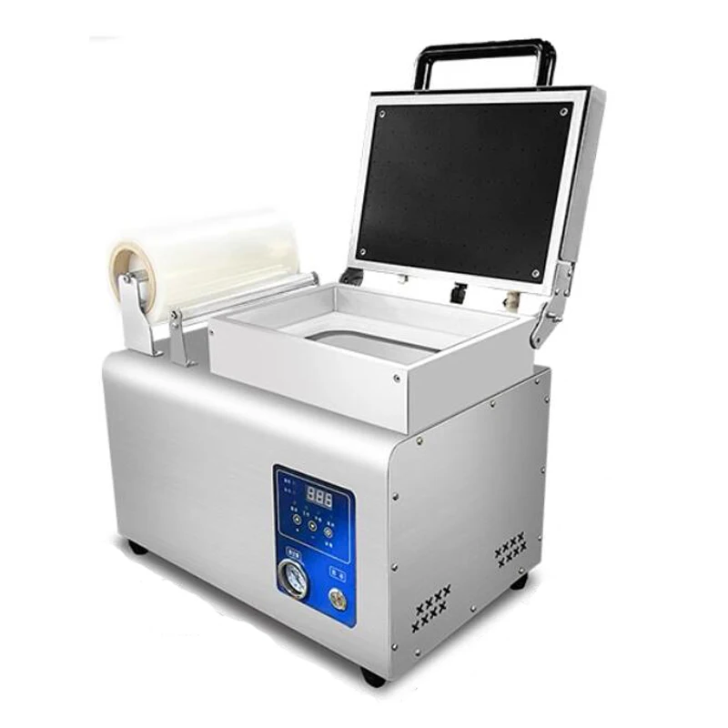 

Food Vacuum Tray Sealing Machine Seafood Meat Vacuum Skin Packaging Machine Customize