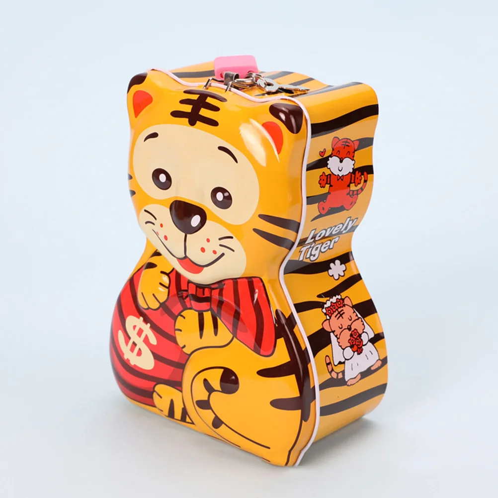 

Tiger Piggy Bank Tiger-shape Coin Bank Decorative Saving Jar Kids Bedroom Living Room Storage Decoration