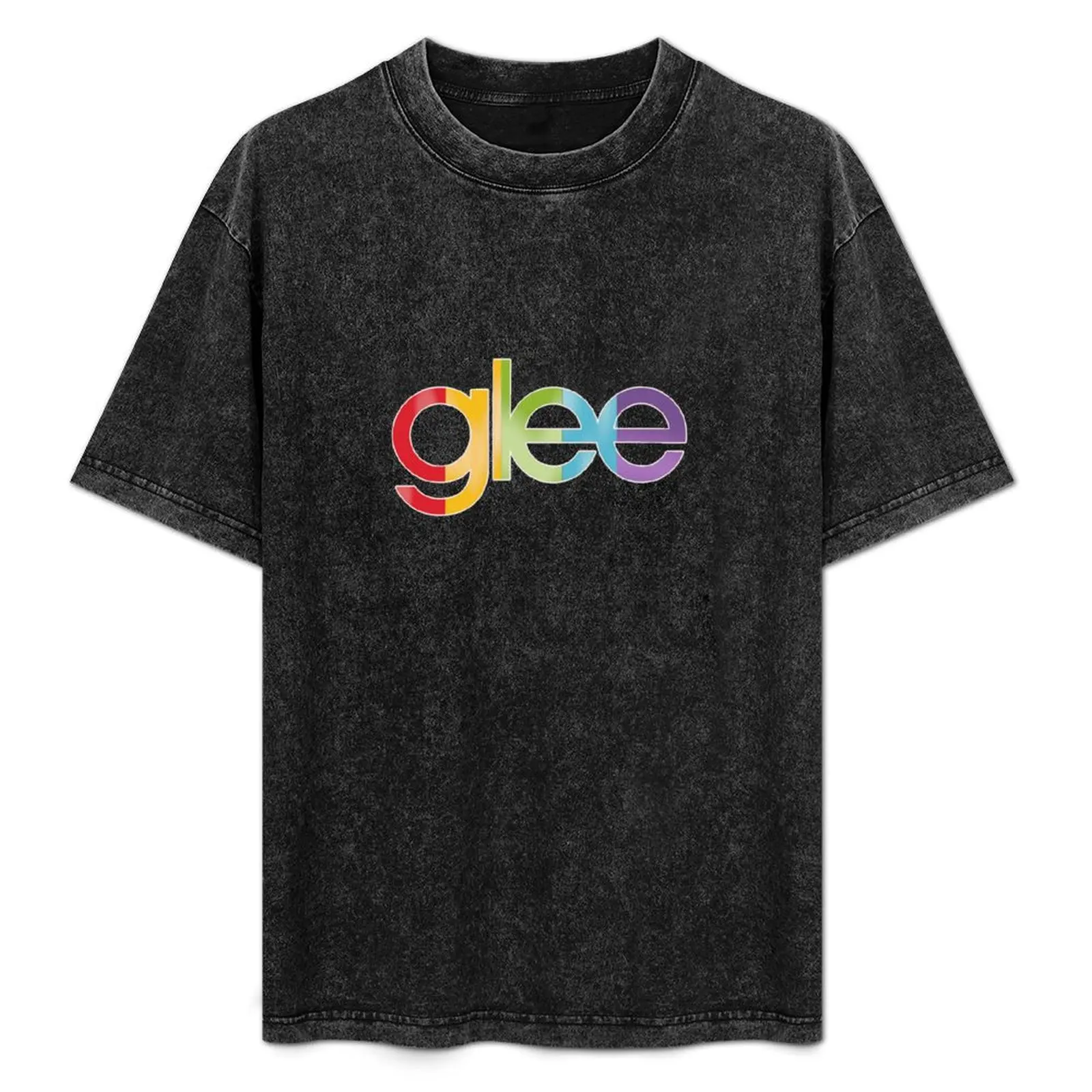 

Glee logo colors T-Shirt Stain Resistant Casual Tee