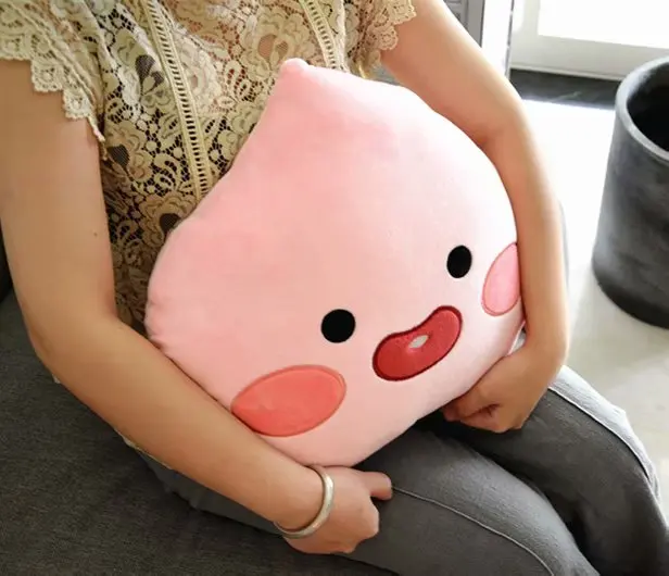 Cartoon Anime Series Kakao APEACH RYAN MUZI TUBE Plush Pillow Soft Sofa Cushion Kawaii Room Decor Birthday Gifts for Girls