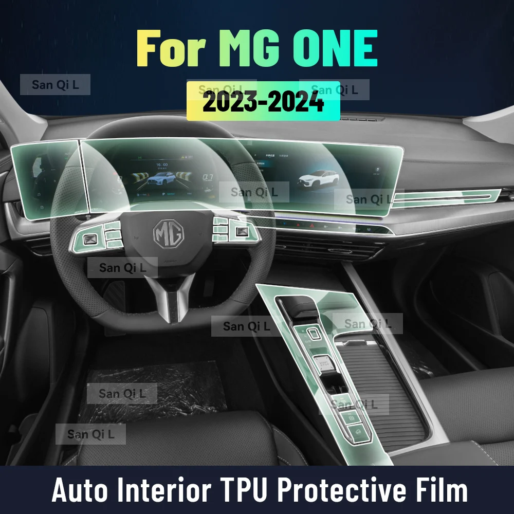 

Car Interior Center Console Media Dashboard Navigation TPU Sticker Protector Film For MG ONE 2023 2024 Car Accessories