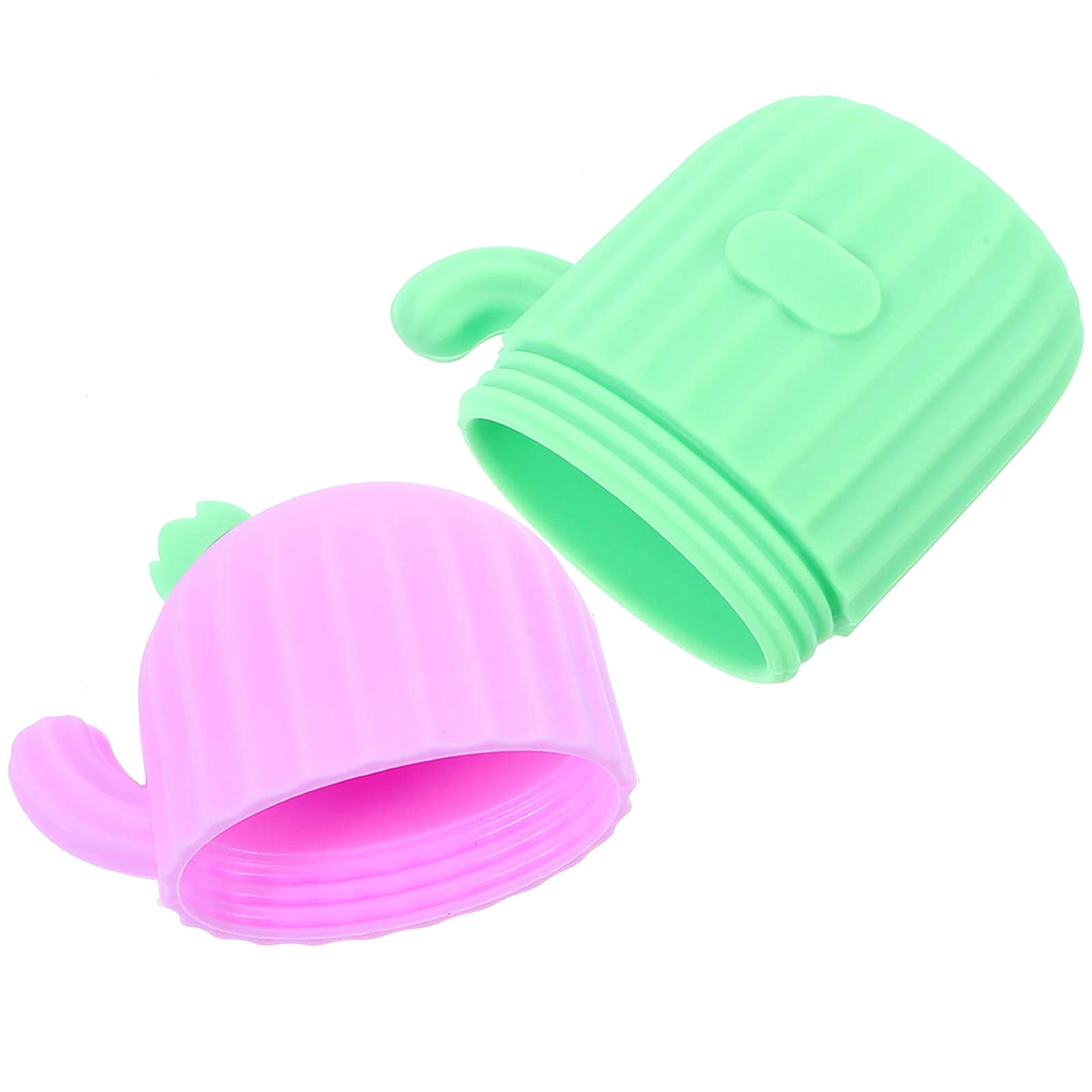 

Cactus Ice Mold Roller for Facial Skin Care Cooling Massager Silica Gel Beauty Instrument Accessory Purple Green OPP Packaged