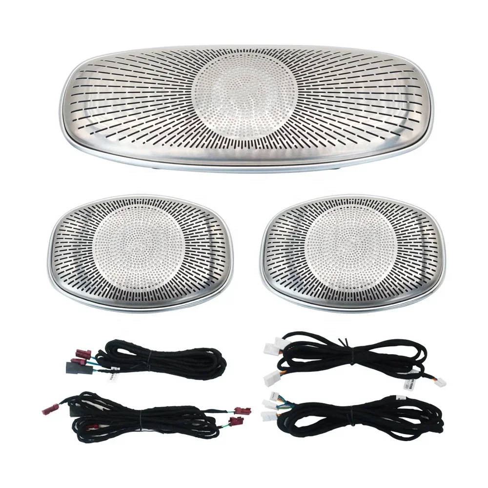 Multicolor Rear Roof Speaker Three-piece Car Ceiling Speaker Ambient Light For Mecedes-Benz GLE/GLS