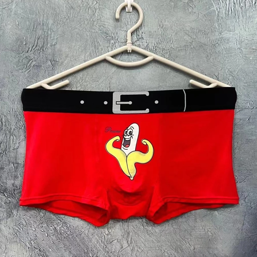 Mens Underwear Novelty Cartoon Boxershorts Men Sexy Panties Funny Banana Men\'s Boxer Underwear Breathable Underpants Boxers Man