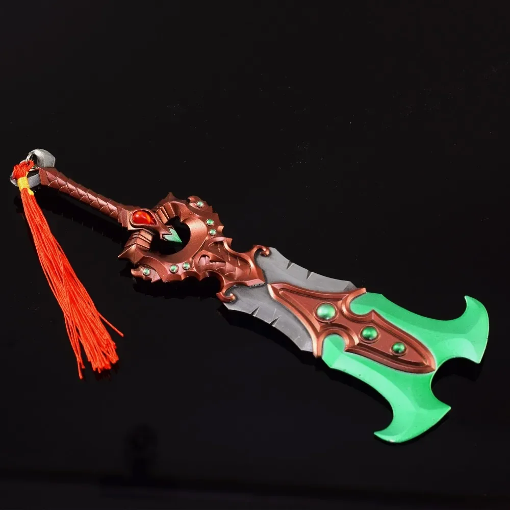 World of Warcraft Arma The Soul Render Spada con una sola mano Gioco Periferico 21 cm Metallo Samurai Spada Arma Modello Regali Giocattoli Ragazzi