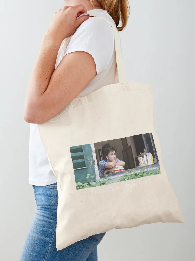 

Timotheé Chalamet Tote Bag eco bag folding free delivery bags Big bag Shopper