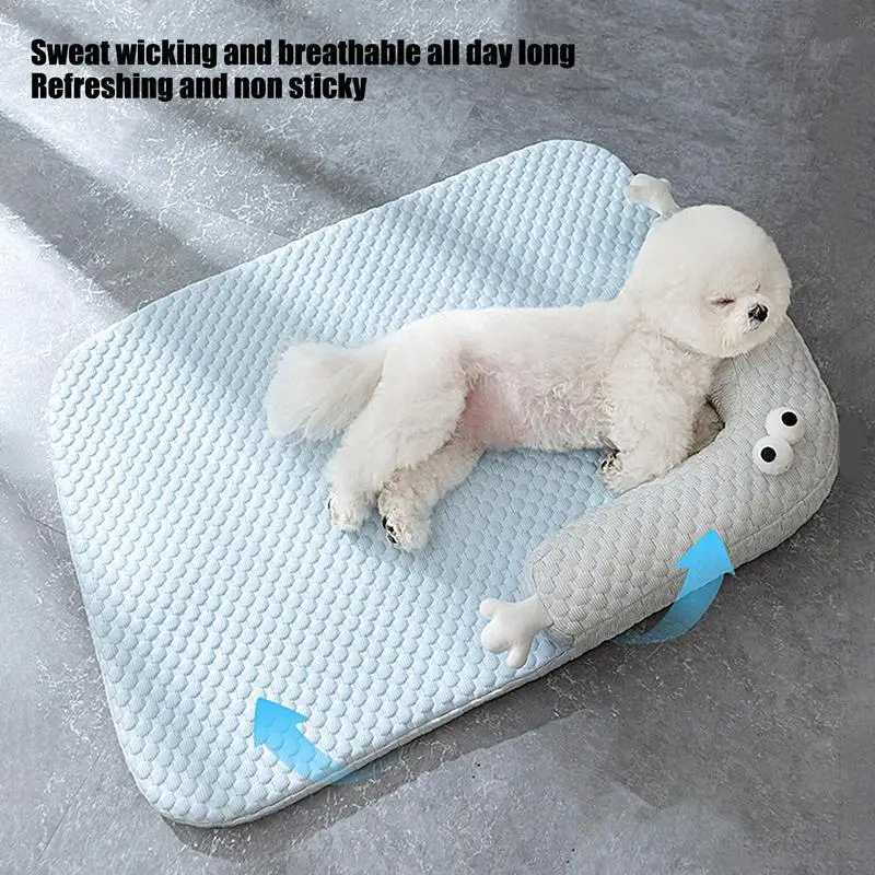 Pet Cooling Ice Pad Dog Cooling Mat Washable Pet Cooling Mat For Pets Cat Bed Cushion Cooling  Pet Self Cooling Mat for summer