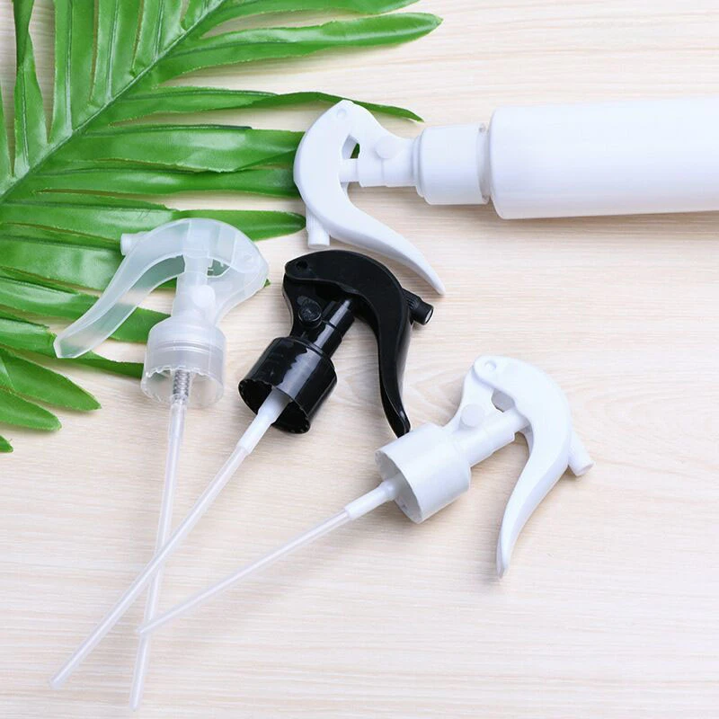 10pcs/lot 24/410 28/410 White Black Transparent Plastic Trigger Sprayer Nozzles 24mm 28mm Trigger Pump Spray Cap