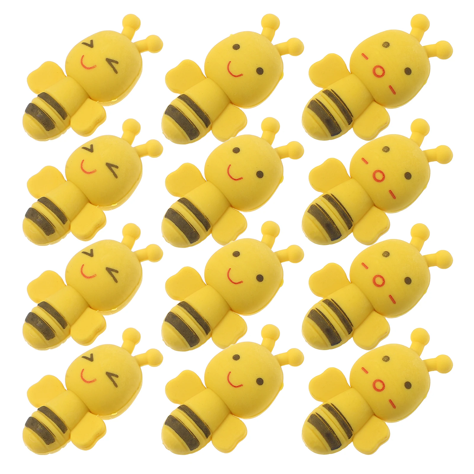 

30pcs Fun Rubber Erasers For Cute Stationery Bulk Small Cartoon Erasers School Supplies Painting Tools