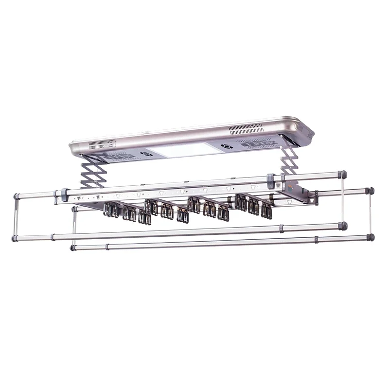 Home balcony hanger electric intelligent remote control drying rack automatic drying rack lifting clothes dryer 2024