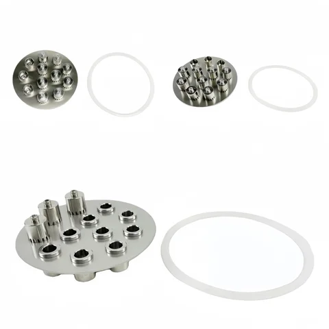 6" Stainless Steel 304 Bubble Plate Set With Overflow Cap For 6" (154mm) Flange OD167mm Distillation Column,Reflux Column