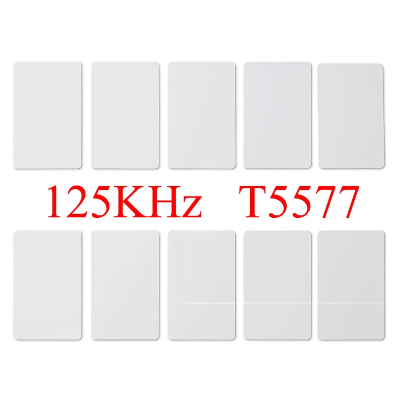 

5/10pcs EM4305 T5577 Rewritable 125khz RFID Key Fob Copy Rewritable Writable Writable Rewrite Blank Card Proximity Token Access