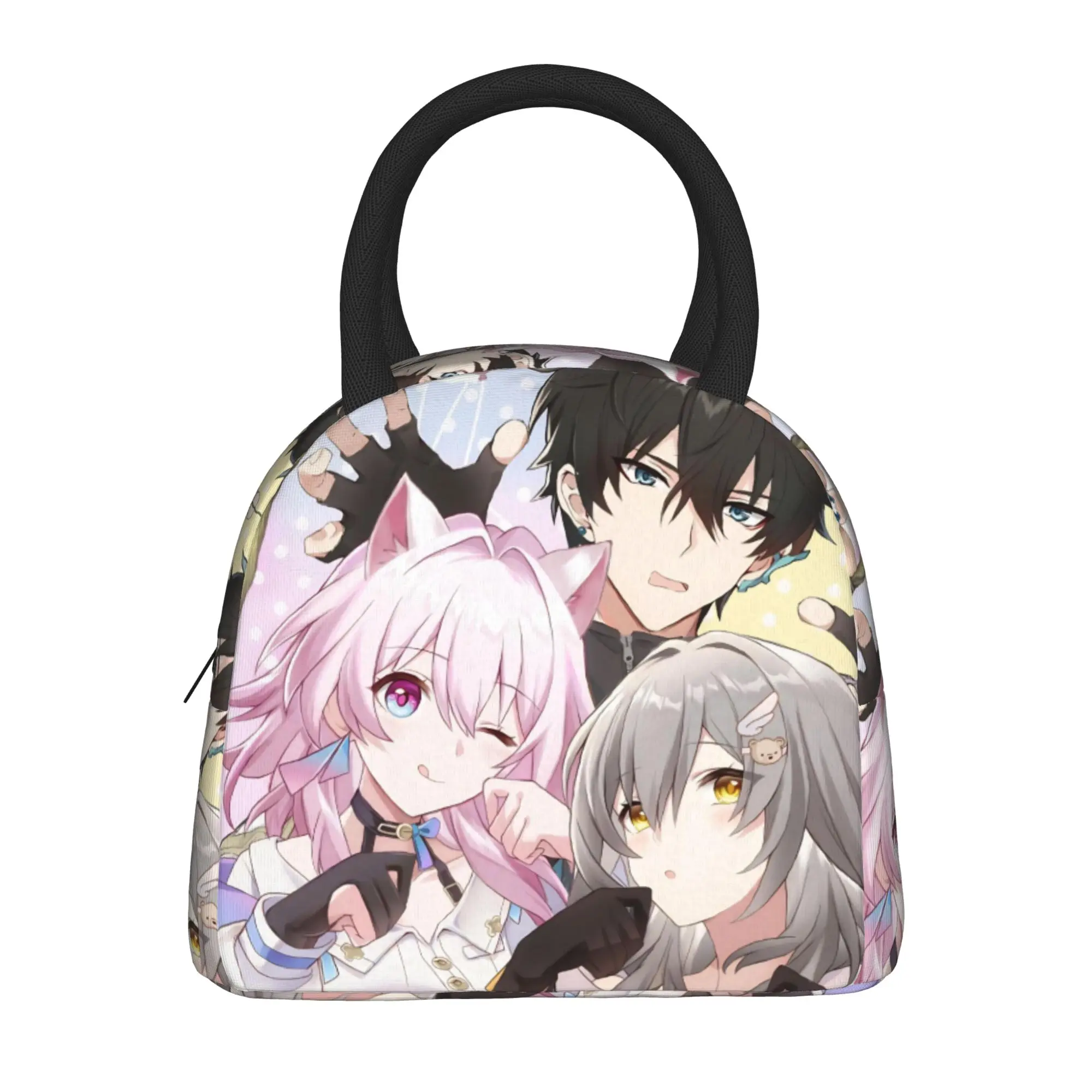 Insulated Lunch Tote Bag Honkai Star Rail Accessories  Lunch Food Box INS Trendy Cooler Thermal Lunch Box For School