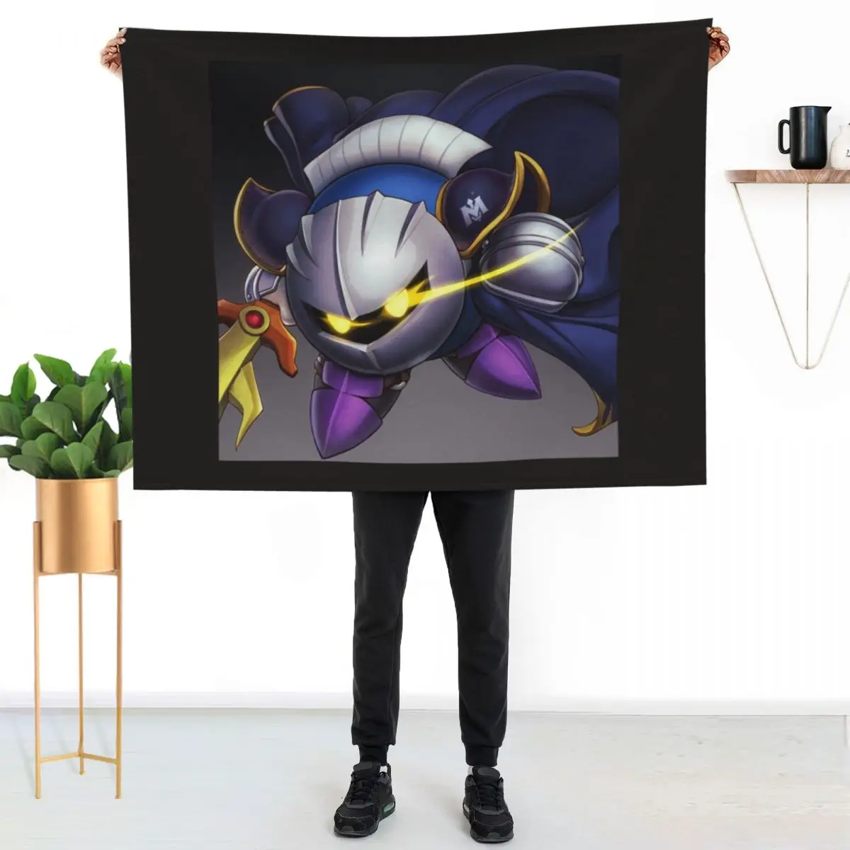 

Meta Knight (avatar) Throw Blanket Fuzzy Plush Throw Blanket for Sofa Chair