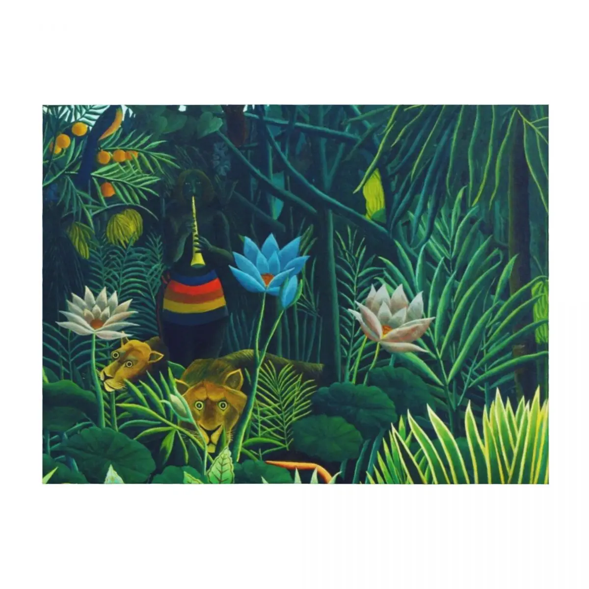 

Henri Rousseau The dream(detail), 1910 Throw Blanket cosplay anime Vintage Flannel Fabric Fashion Sofas Blankets