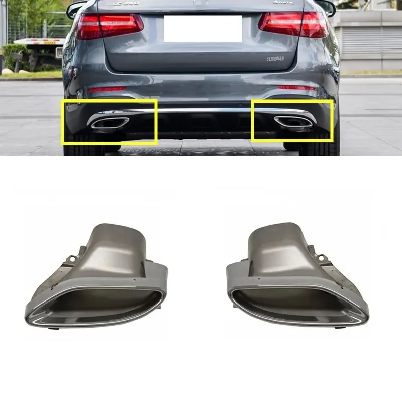 Rear bumper exhaust port For Mercedes Benz C-Class W205 2015-2020 OEM 2054901127/2054901227