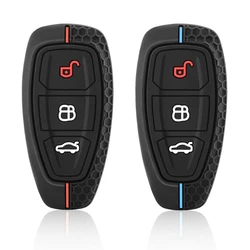Silicone Car Key Case For Ford Puma Grand C Max Focus Mondeo Kuga Fiesta Ecosport Transit Kuga Silicone Remote Key Case