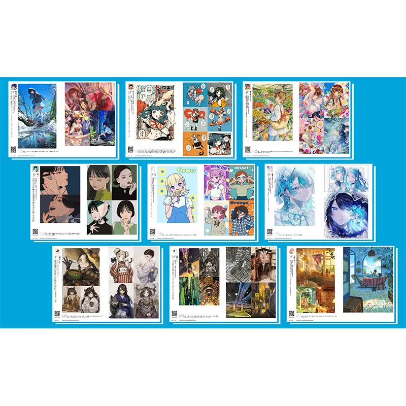 VISIONS 2025 Pixiv Artbook Illustration Yearbook Artbook Album Japanese Works Collection Picture Rolua Mai Yoneyama Style