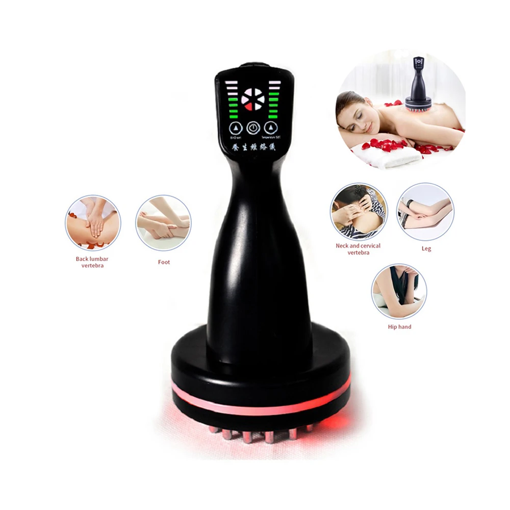 

Microcurrent Meridian Scrape Infrared Body Detoxification Massage Comb Regimen Dredging Warm Brush Shape Promote Blood Relaxing