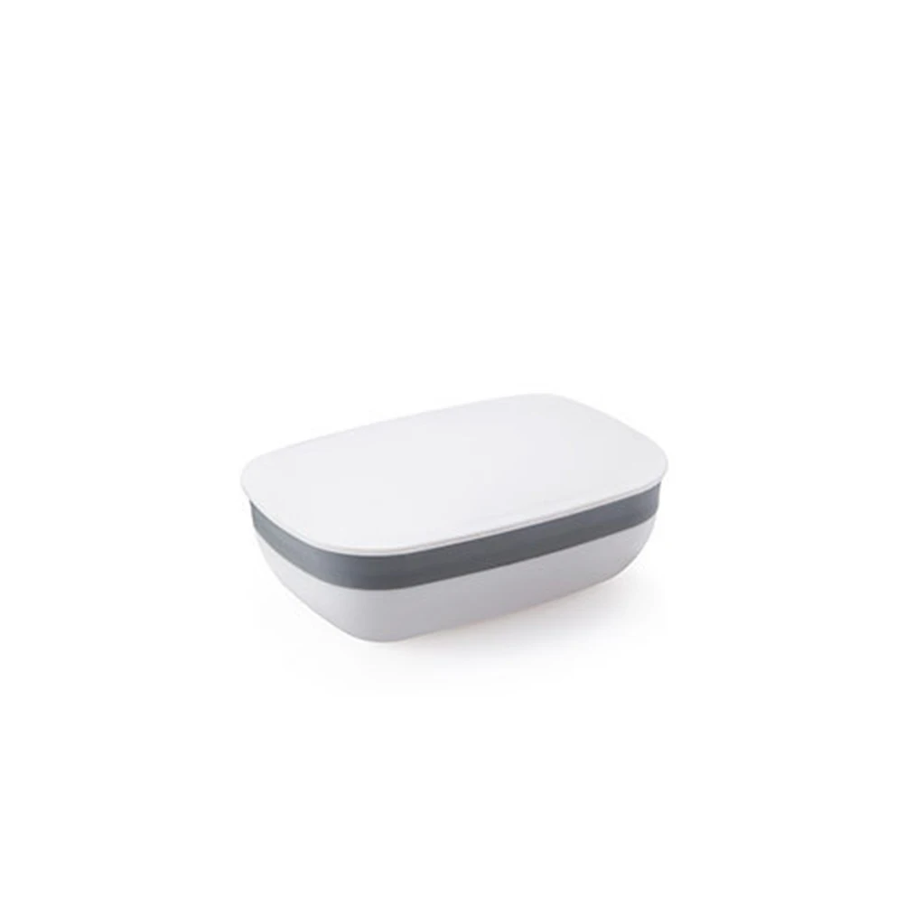 

2 Packs Portable Box Container 46x32x18mm Dish Waterproof Soap Box Container Travel Gym Sturdy Anti Slip Soap Dish