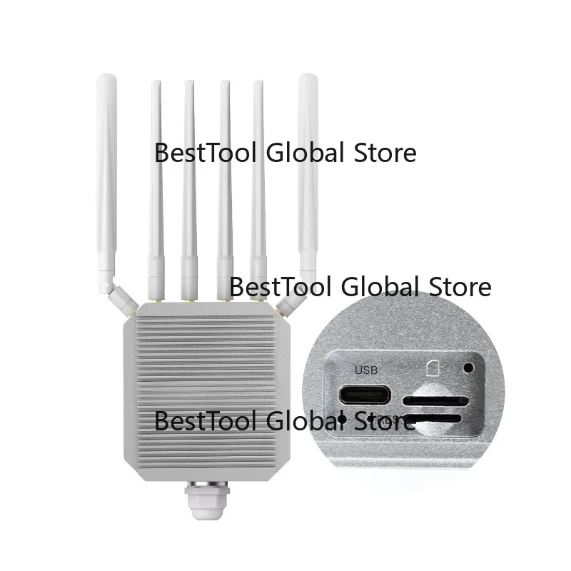 SUN-MM CP520 4G 5G Router With Multi Sim Card Slot Waterproof IP66 High Speed LAN 2.5Gbps POE Power Supply 5G SIM Router